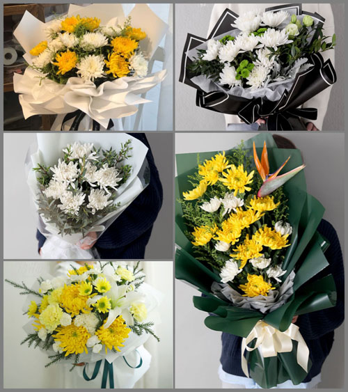 贵州毕节市大方县双山镇幺塘村白事花束代送